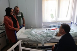 Başkan Çetin, Sünnet Çocuklarını Ziyaret Etti